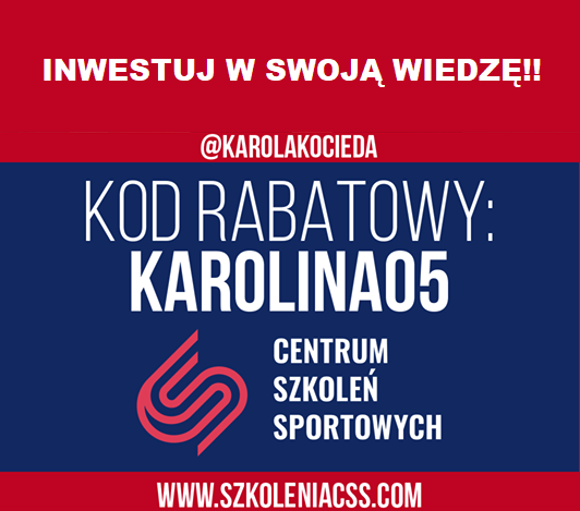 Kod rabatowy Szkolenia CSS: KAROLINA05